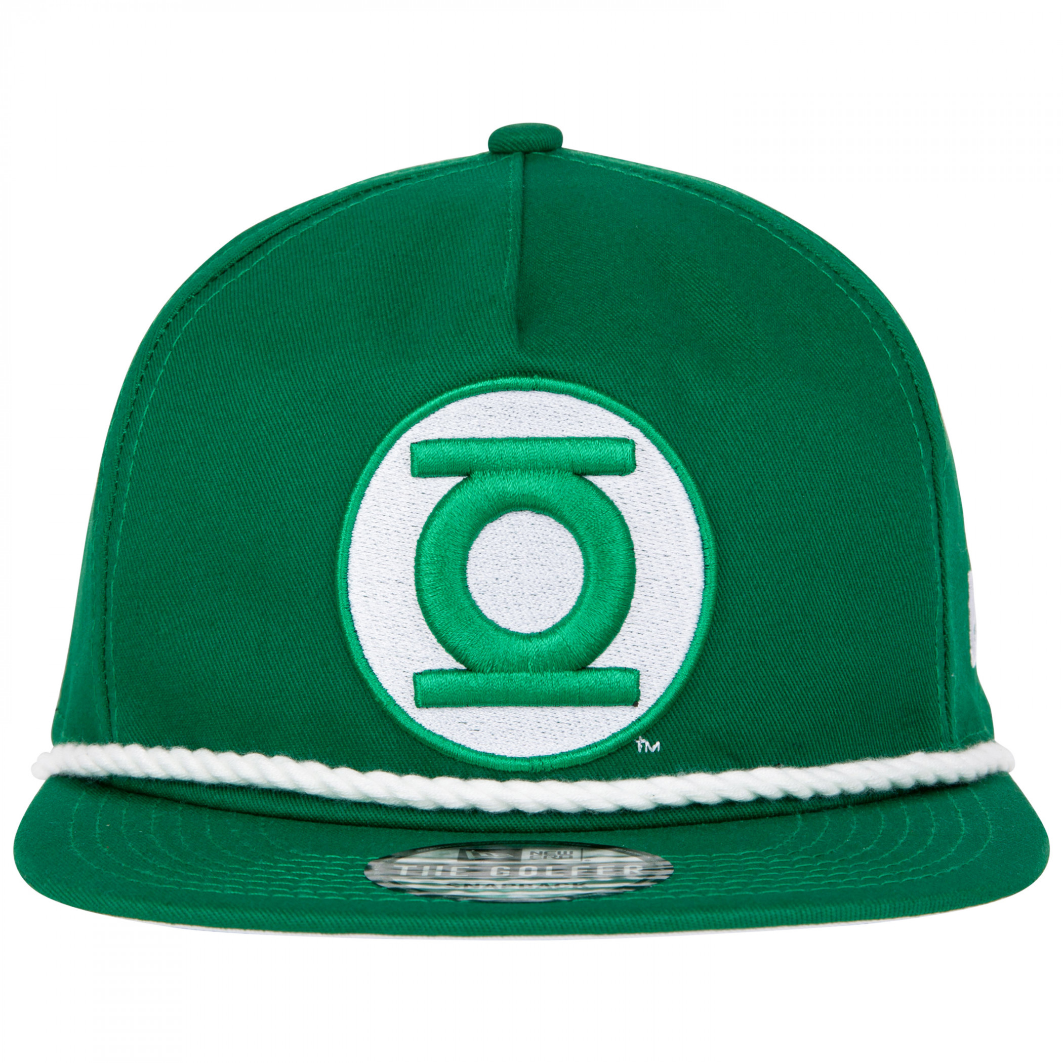 Green Lantern Logo New Era Adjustable Golfer Rope Hat